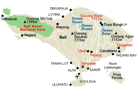 bali map